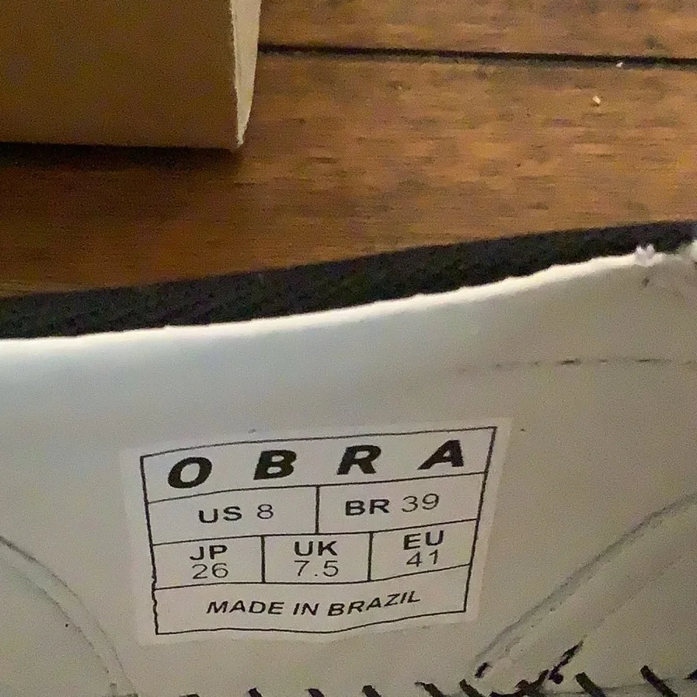 NIB OBRA 240 Canvas Low UNISEX Sneaker Men’s 8~Wms 9.5. Made in Brazil~$130